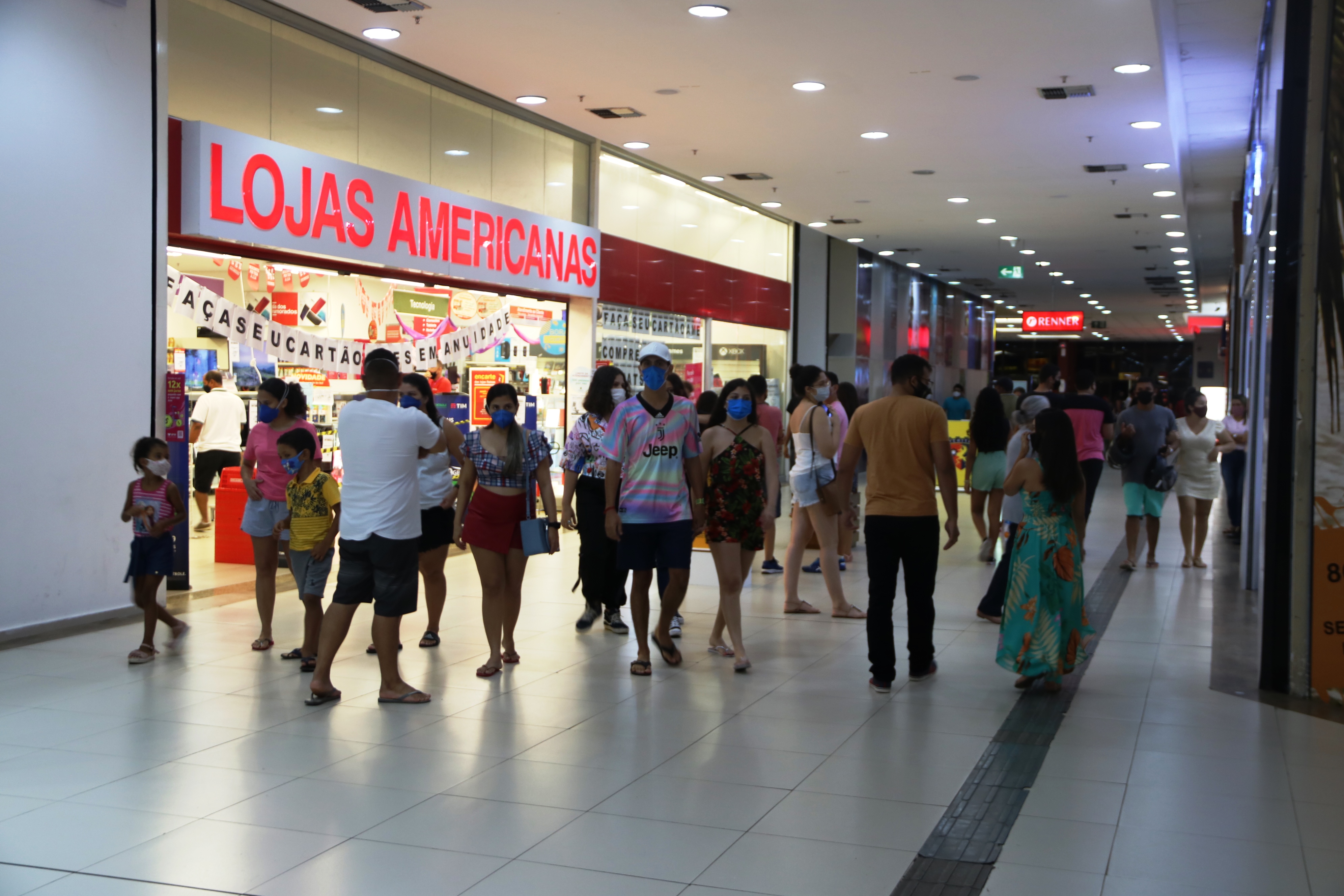 Parnaíba Shopping é o único centro de compras do litoral do Piauí (Foto: divulgação/Parnaíba Shopping)